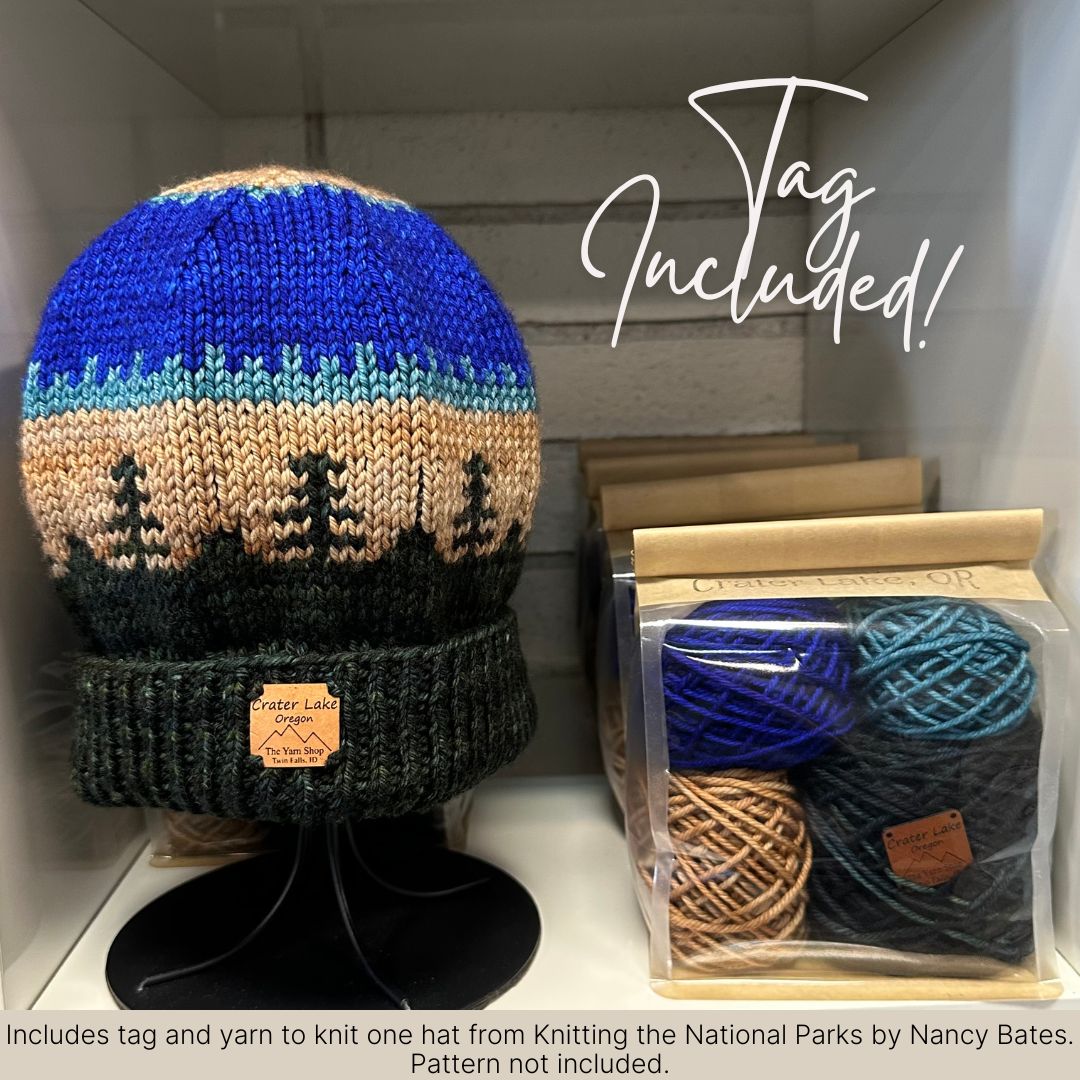 Crater Lake, OR | The Yarn Shop - Nat'l Park Hat Kit | The Yarn Shop